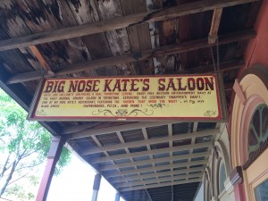 Big Nose Kate's Saloon sign
