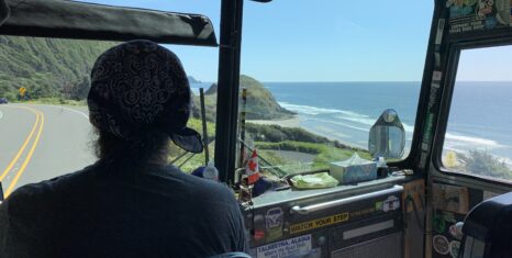 Adventure Bus on Oregon Coast