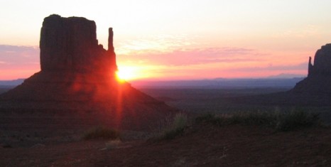 Monument Valley sunrise.
