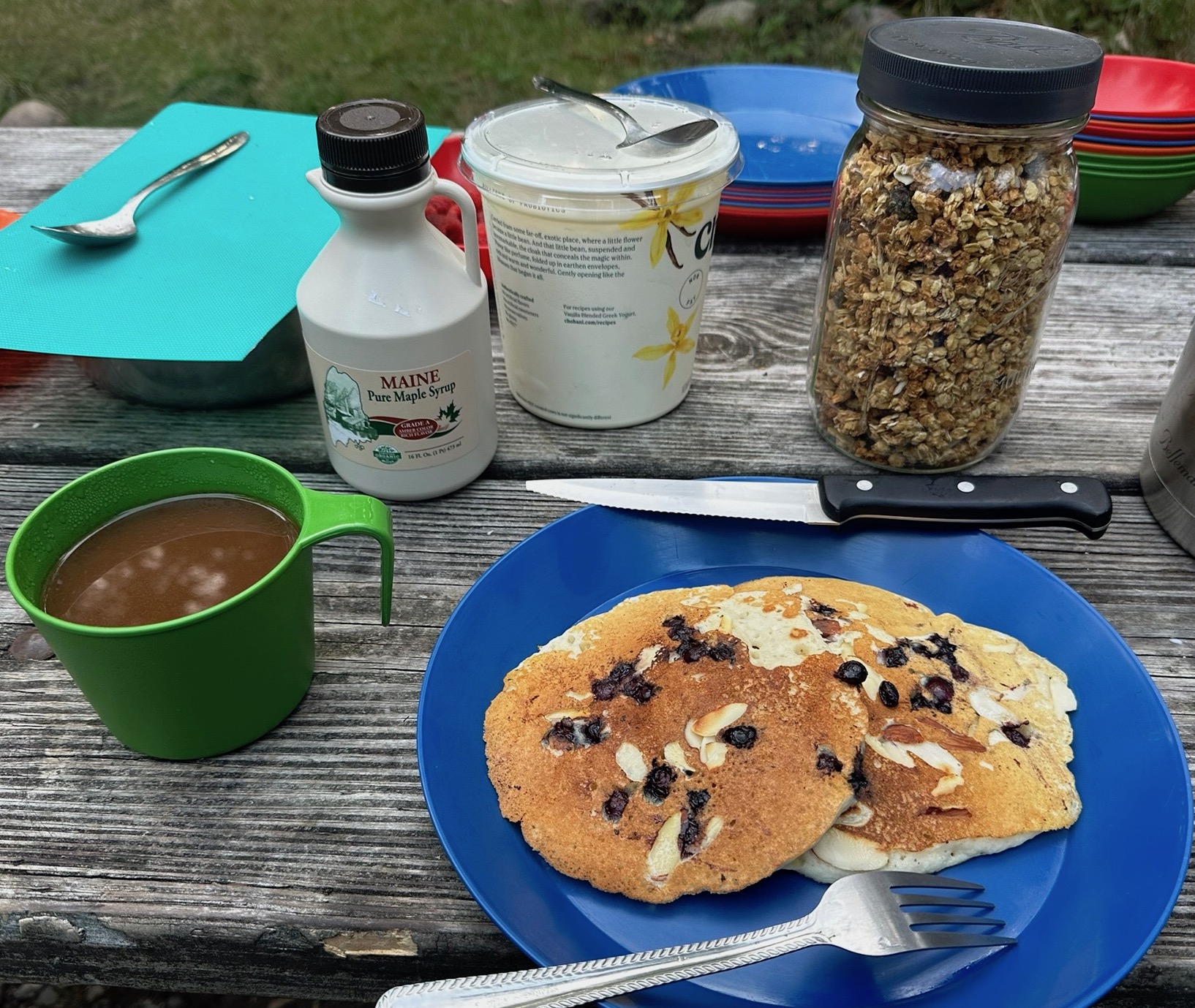 blueberry pancakes